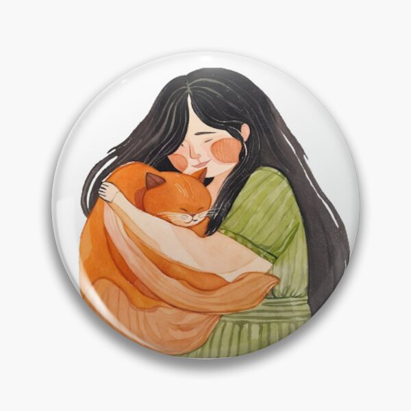 Item preview, Girl and Cat designed and sold by CamiGraphix.