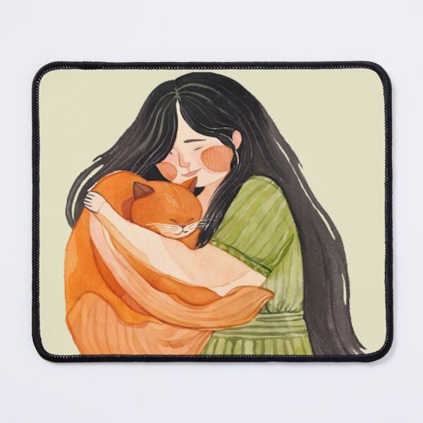 Item preview, Girl and Cat designed and sold by CamiGraphix.