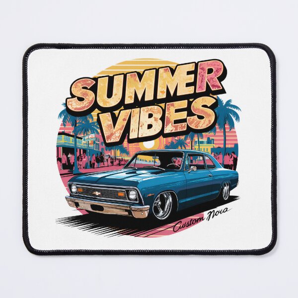 Item preview, Vintage Car Chevy Chevrolet Nova Summer Vibes designed and sold by signenordic.