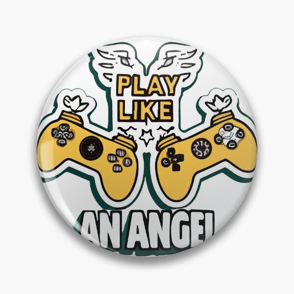 Item preview, Play Like an Angel - Minimalist Joystick Wings designed and sold by NiftyWrx.