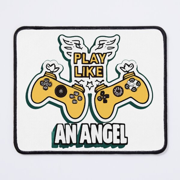 Item preview, Play Like an Angel - Minimalist Joystick Wings designed and sold by NiftyWrx.
