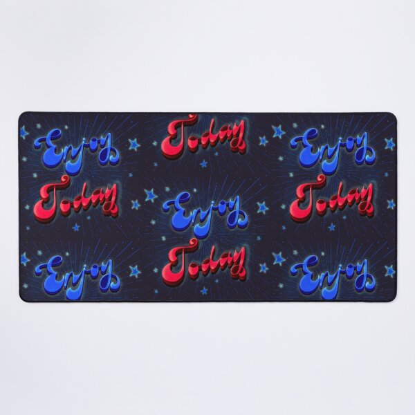 Item preview, Retro 70s Enjoy Today Quote designed and sold by BeUniqueByRomy.