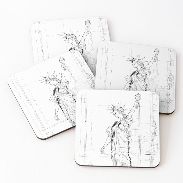 Item preview, Sketch of the Statue of Liberty designed and sold by Emile-Sabord.
