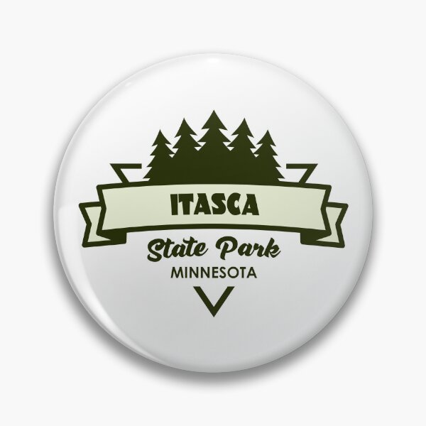 Item preview, Itasca State Park Minnesota Trees And Ribbon designed and sold by bivenart.