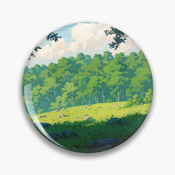 Item preview, Green Serene Meadow designed and sold by Vector Scout Lab.