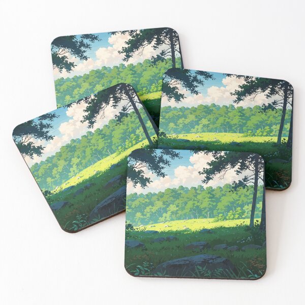 Item preview, Green Serene Meadow designed and sold by Vector Scout Lab.