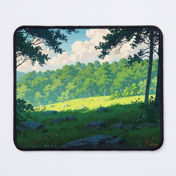 Item preview, Green Serene Meadow designed and sold by Vector Scout Lab.