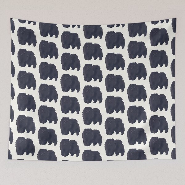 Item preview, Black chow chow illustration  designed and sold by Artofmayara.