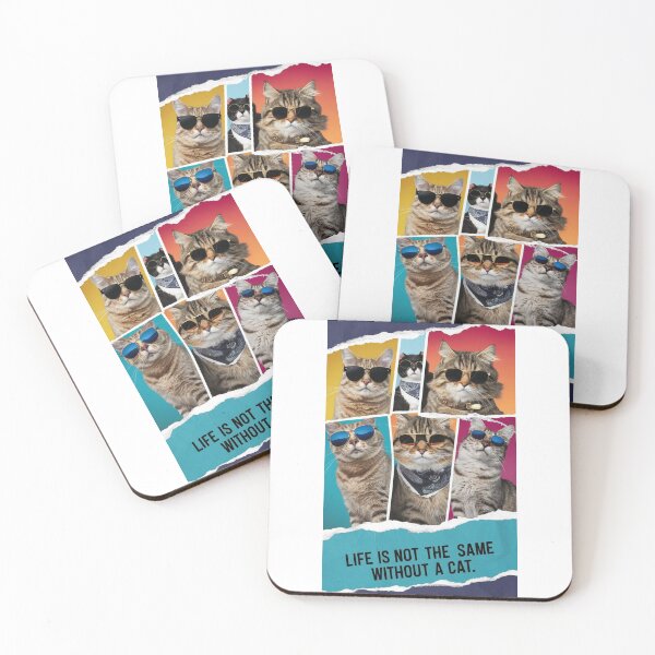Item preview, Real cats vol.4 Cats Yakuza-cat gang wearing sunglasses are cute and cool  designed and sold by Bspaces.