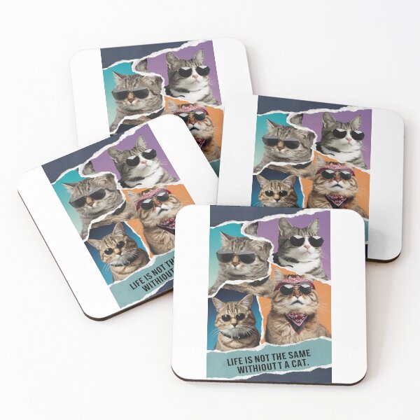 Item preview, Real cats vol.5 Cats Yakuza-cat gang wearing sunglasses are cute and cool  designed and sold by Bspaces.
