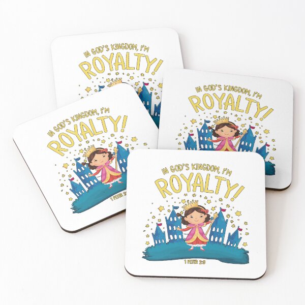 Item preview, Divine Royalty: Enchanting Princess Illustration 1 Peter 2:9 | Christian Kids Art | HahaHandlesHub designed and sold by HahaHandlesHub.
