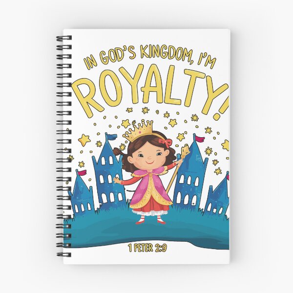 Item preview, Divine Royalty: Enchanting Princess Illustration 1 Peter 2:9 | Christian Kids Art | HahaHandlesHub designed and sold by HahaHandlesHub.