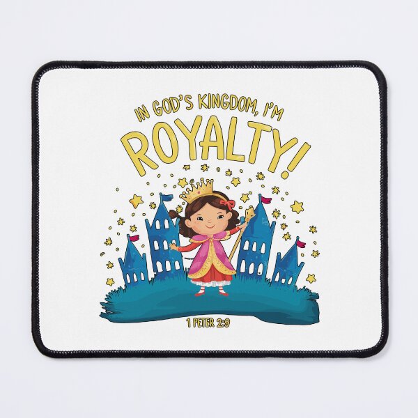 Item preview, Divine Royalty: Enchanting Princess Illustration 1 Peter 2:9 | Christian Kids Art | HahaHandlesHub designed and sold by HahaHandlesHub.
