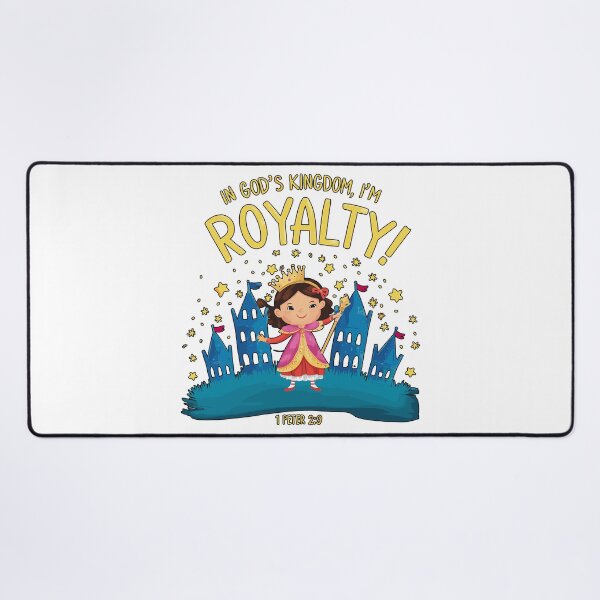 Item preview, Divine Royalty: Enchanting Princess Illustration 1 Peter 2:9 | Christian Kids Art | HahaHandlesHub designed and sold by HahaHandlesHub.
