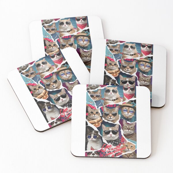 Item preview, Real cats vol.6 Cats Yakuza-cat gang wearing sunglasses are cute and cool  designed and sold by Bspaces.