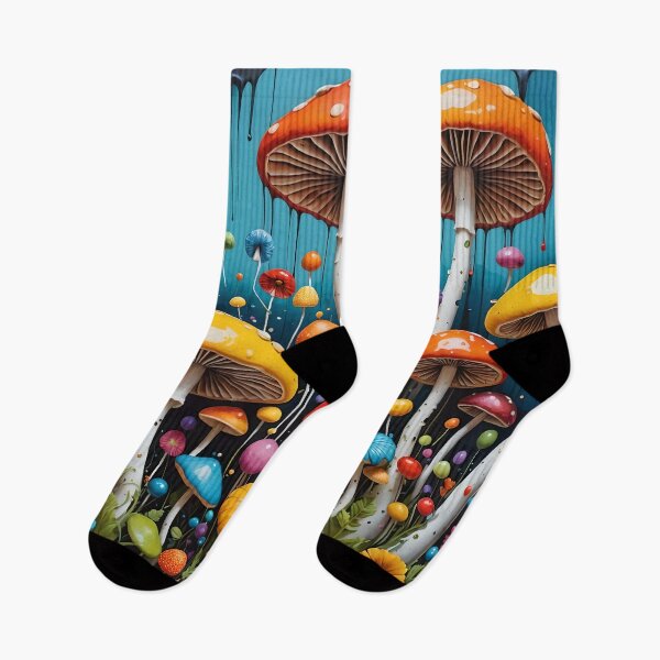 Item preview, Mushrooms: Vibrant Fungi Fantasia 022 designed and sold by REALDesign-Shop.