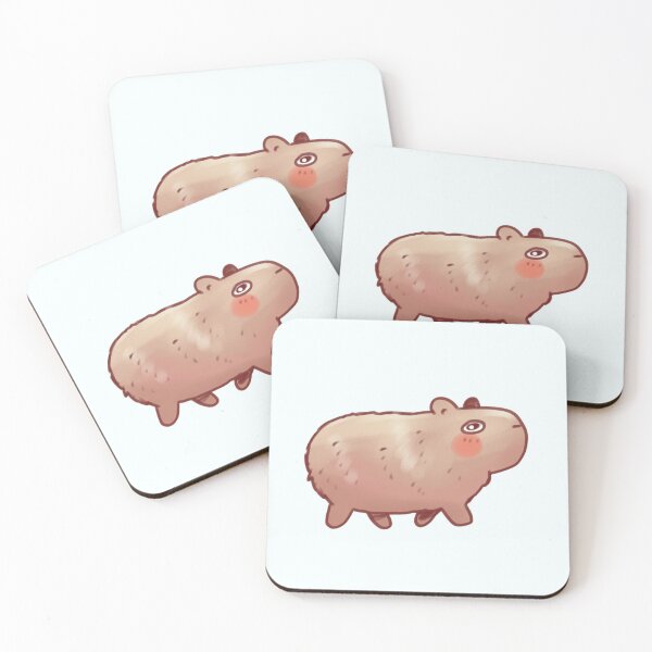 Item preview, Cute capybara  designed and sold by Artofmayara.