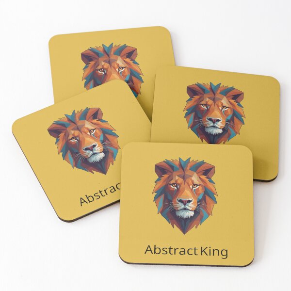 Item preview, Geometric Majesty The Regal Essence of a Lion designed and sold by ArtComixHaven.
