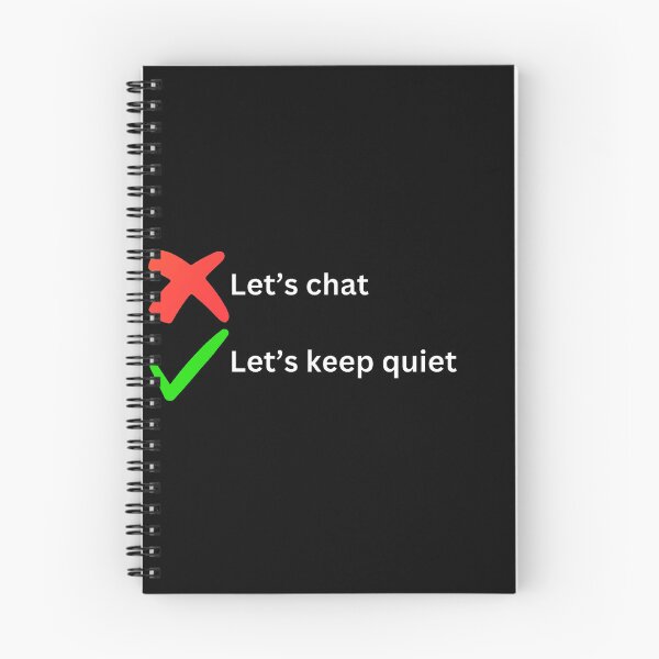 Item preview, Let's keep quiet designed and sold by Word Market.