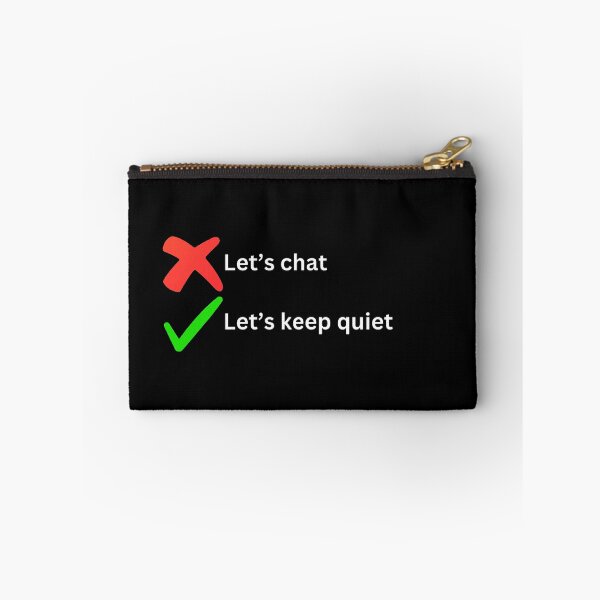 Item preview, Let's keep quiet designed and sold by Word Market.
