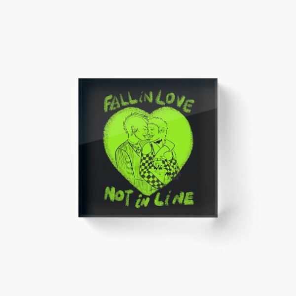 Item preview, Fall in love Not in line, Art designed and sold by Mydoodlings.