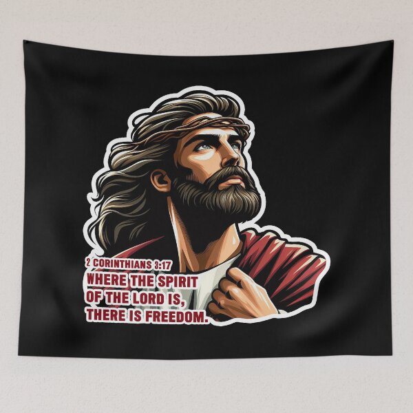 Item preview, 2 Corinthians 3:17 Where the Spirit of the Lord is there is Freedom designed and sold by plushism.