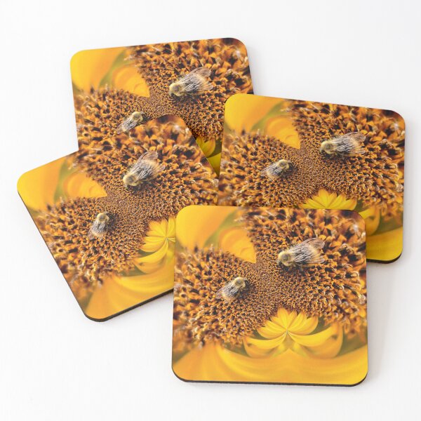 Item preview, SUNFLOWERS WITH BEES designed and sold by MargoGallery.