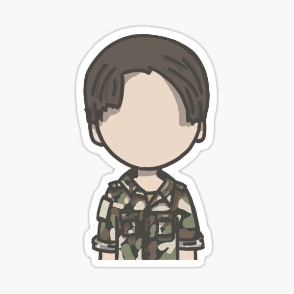 army cartoon man