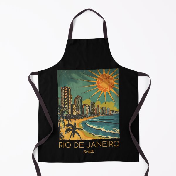 Item preview, A Vintage Travel Illustration of Rio de Janeiro - Brazil designed and sold by GoodOldVintage.
