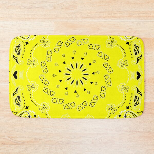 Item preview, yellow bandana print cowgirl hearts designed and sold by Gossip Rag.