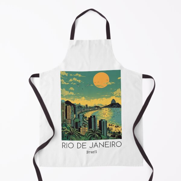 Item preview, A Vintage Travel Illustration of Rio de Janeiro - Brazil designed and sold by GoodOldVintage.