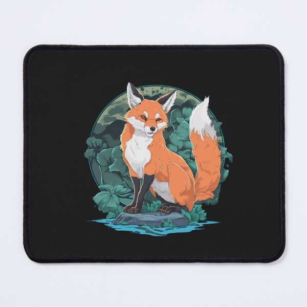 Item preview, Japanese Fox Kitsune designed and sold by Yana Grech.
