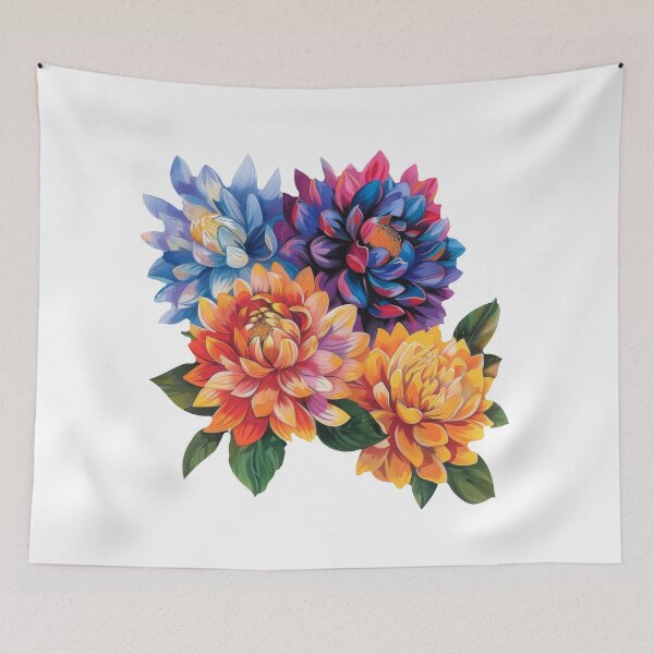 Item preview, Beautiful dahlias designed and sold by FlowersColorful.