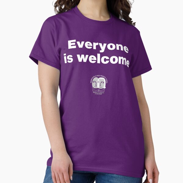 Item preview, Wear it Purple: Everyone is Welcome designed and sold by Marrickville West P&C Non-uniform FUNdraising merch store!.