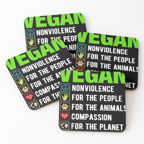 Item preview, Vegan for Nonviolence, People, Animals, Compassion, and the Planet designed and sold by Lukasz Sadowski.