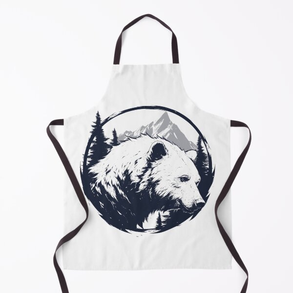 Item preview, Silhouette black and white bear // Aesthetic bear // bear Portrait // yin yang designed and sold by SMARTKIT DESIGNAGENCY.