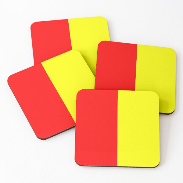 Item preview, Red Yellow Two Tone Color Split designed and sold by PatternTitan.