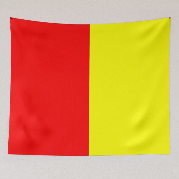 Item preview, Red Yellow Two Tone Color Split designed and sold by PatternTitan.