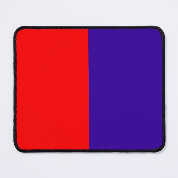 Item preview, Red Blue Two Tone Color Split designed and sold by PatternTitan.