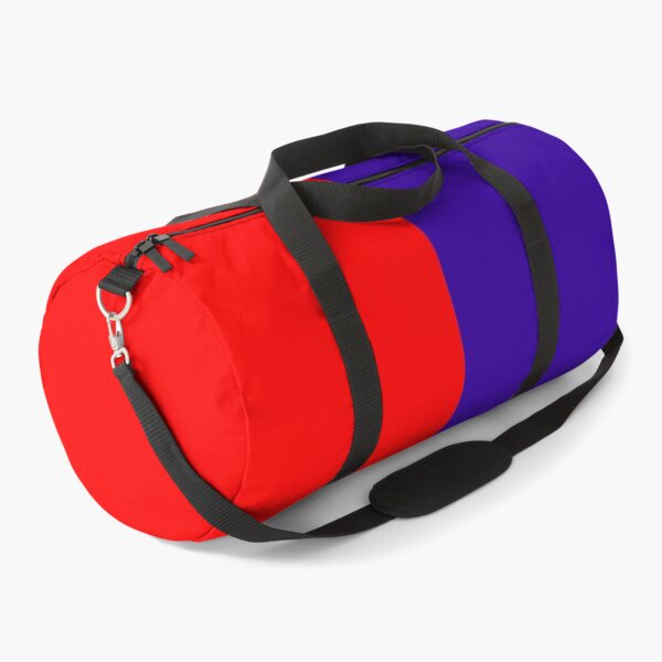 Item preview, Red Blue Two Tone Color Split designed and sold by PatternTitan.