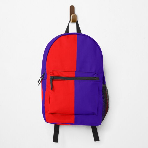 Item preview, Red Blue Two Tone Color Split designed and sold by PatternTitan.