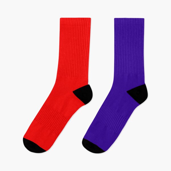 Item preview, Red Blue Two Tone Color Split designed and sold by PatternTitan.
