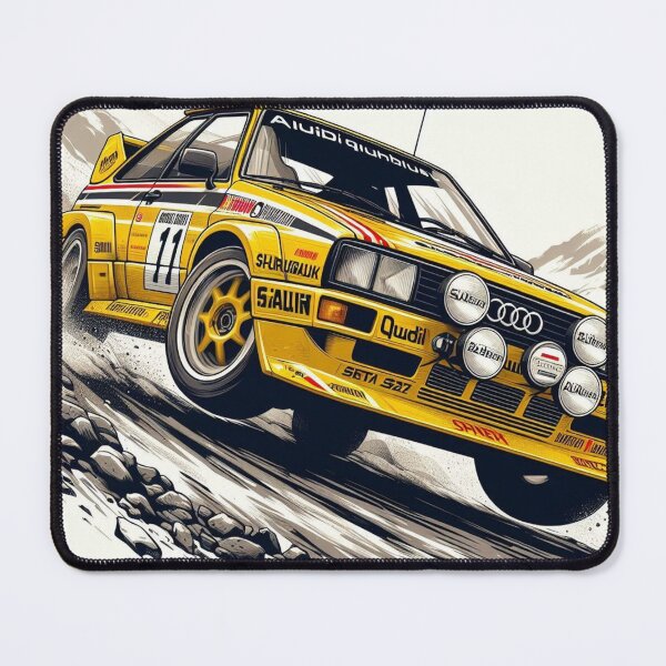 Item preview, Audi Quattro s1 yellow rally designed and sold by V4Y3.