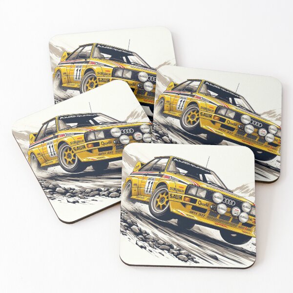 Item preview, Audi Quattro s1 yellow rally designed and sold by V4Y3.