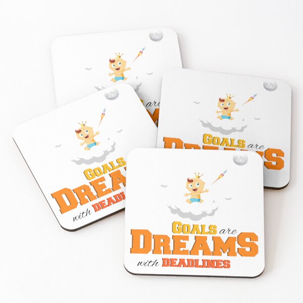 Item preview, Goals Are Dreams With Deadline Vector Design designed and sold by Cre8iveSkill.