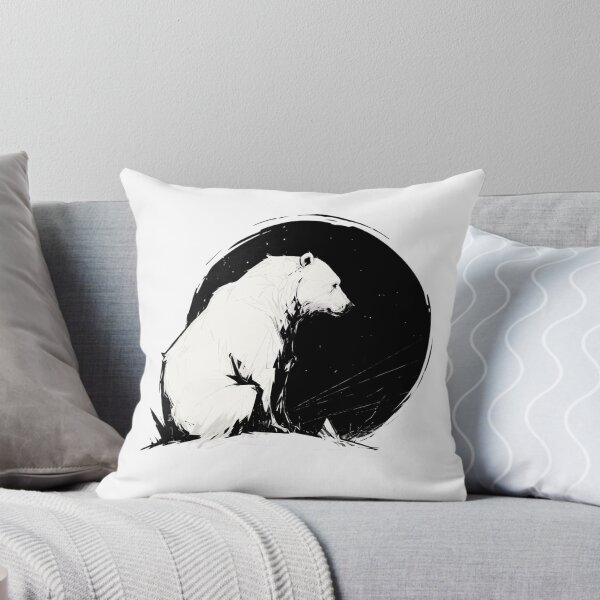 Item preview, Silhouette black and white bear // Aesthetic bear // bear Portrait // yin yang designed and sold by SMARTKIT  DESIGNAGENCY.