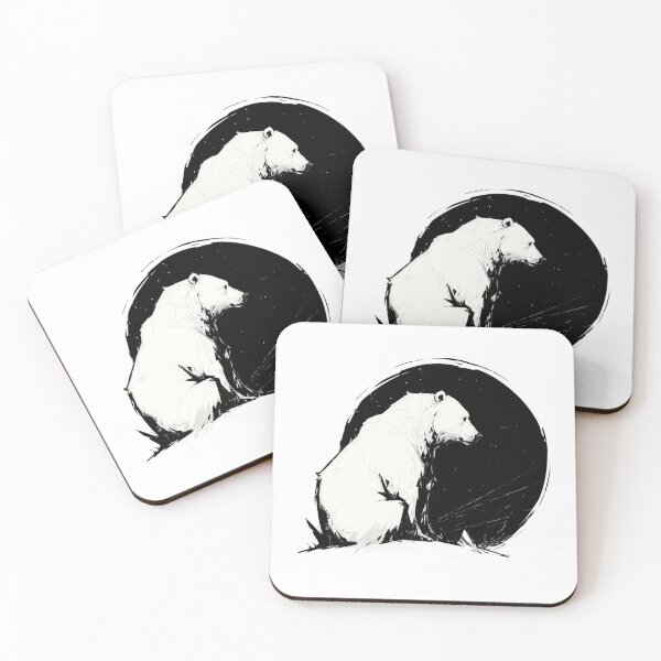Item preview, Silhouette black and white bear // Aesthetic bear // bear Portrait // yin yang designed and sold by SMARTKIT  DESIGNAGENCY.