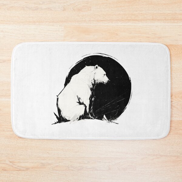 Item preview, Silhouette black and white bear // Aesthetic bear // bear Portrait // yin yang designed and sold by SMARTKIT  DESIGNAGENCY.