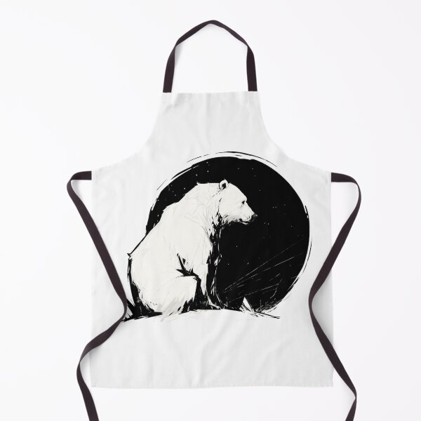 Item preview, Silhouette black and white bear // Aesthetic bear // bear Portrait // yin yang designed and sold by SMARTKIT DESIGNAGENCY.