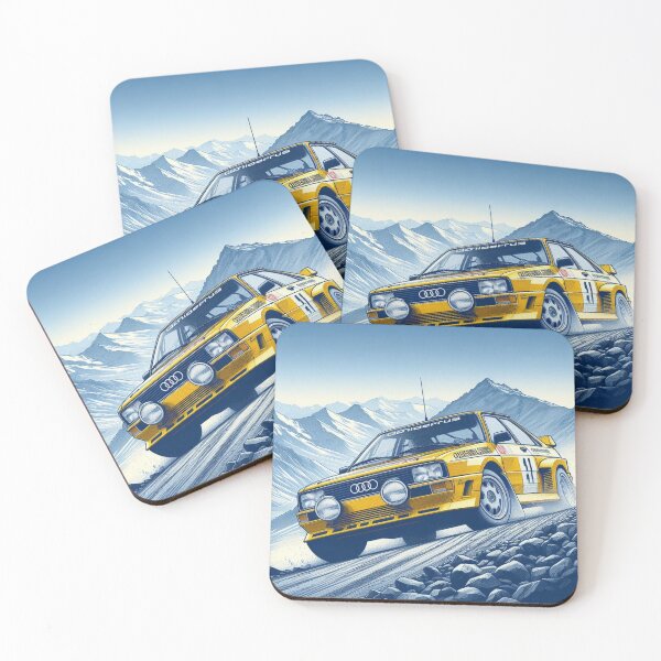 Item preview, Audi Quattro s1 yellow rally designed and sold by V4Y3.
